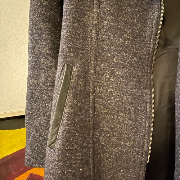 Club Monaco Navy Italian Coat - Picture 3 of 4